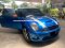 Mini Cooper S สีน้ำเงิน แต่งลายสติกเกอร์