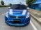 Suzuki Swift Eco Car สีน้ำเงิน แต่งลายสติกเกอร์รอบคัน