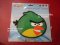 แผ่นรองกันลื่นลาย Angry bird สีเขียว สำหรับรถทุกรุ่น