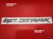 สติกเกอร์ตรงรุ่น Wildtrak สีบอร์นติดท้ายรถ Ford Ranger 2013