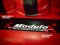 สติกเกอร์คาดหน้ารถ โลโก้ Honda Modulo ดำแดงสำหรับรถทุกรุ่น