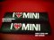 คาดเบลล์หนังดำลาย I Love Mini