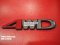 โลโก้ 4WD โครเมียมตัดแดง สำหรับรถกระบะทุกรุ่น