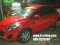 Mazda2 5ประตูสีแดงคาดเส้นข้างสไตล์ Racing