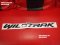 สติกเกอร์ตรงรุ่น Wildtrak สีดำติดท้ายรถ Ford Ranger 2013
