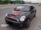 Mini Cooper สีดำคาดเส้นคู่หน้าหลังสีแดง