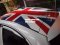 Nissan March สีขาวWrap ลายธงชาติอังกฤษออริจินัล