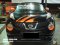 Nissan Juke สีดำ Wrapสติกเกอร์แต่งลายส้มด้าน