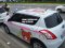 Suzuki Swift Eco สีดำ Wrapสติกเกอร์แต่งลาย การ์ตูน rilakkuma