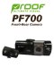 กล้องบันทึกติดรถยนต์ PROOF รุ่น2กล้อง PF700 สำหรับรถทุกรุ่น