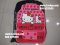 ผ้ายางปูพื้นลาย Hello Kitty ชมพูเข้ม สำหรับรถทุกรุ่น