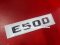 โลโก้ท้าย E500 สำหรับ Benz