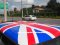 Mini R56 สีเหลือง Wrap หลังคาเต็มบานลายธงชาติอังกฤษออริจินัล