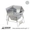 Captain Stag HEXA STAINLESS FIRE GRILL เตาแคมป์ปิ้ง เตาปิ้งย่าง