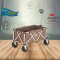 Naturehike รถเข็น TC03 four-way folding trolley สี Brown