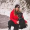 Fjällräven 1960 Logo Hat Black หมวกถักขนแกะ