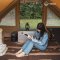 Naturehike ผ้าห่มขนสัตว์ geometric carpet wool Blanket