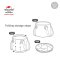 Naturehike ถังน้ำพับได้ขนาด 10L และ 20L Foldable Round Bucket