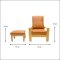 Alto Recliner Set  สี Oak