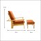 Alto Recliner Set  สี Oak