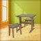 TATA 80 Table + PENA Stool Wood Seat / 2