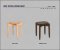 URO 80 Table + URO Stool Wood Seat / 2