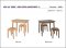 URO 80 Table + URO Stool Wood Seat / 2