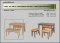 PENA 120 Table + PENA Bench Wood Seat + PENA Stool Wood Seat / 2