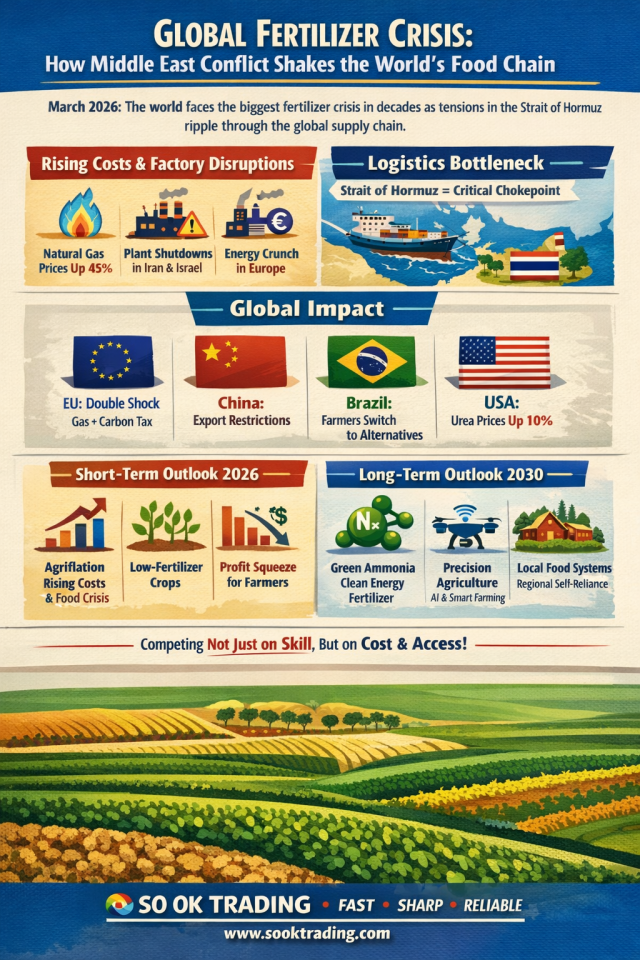 Global Fertilizer Crisis: How Middle East Conflict Fuels Agflation