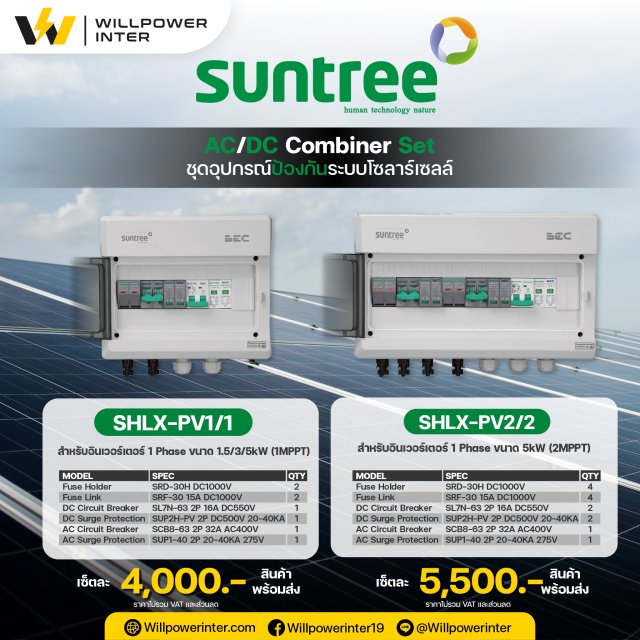 Solid Combiner Module SUNTREE | AC/DC Combiner Set