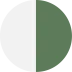 White / Dark Green