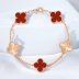 rose gold, carnelian