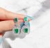 emeralds, diamonds