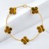 yellow gold, Tiger Eye