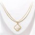 yellow gold, mother of pearl