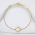 yellow gold, mother of pearl