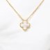 yellow gold, mother of pearl