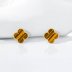 yellow gold, tiger eye