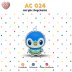 AC 024 Pip Acrylic Charm