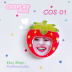 COS 01 Strawberry Mold