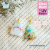 Ear 44 Snowman & Pine Clear Mold