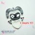 X Heart 127 Lute Mold