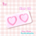 Ear 19 Fluffy Heart - S099 Form Mold 