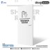 ประตูพิมพ์ลาย TOILET-025 ประตูพิมพ์ลาย TOILET-025